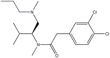 3,4-Dichloro-N-methyl-N-[(S)-2-methyl-1-[(N-methyl-N-propylamino)methyl]propyl]benzeneacetamide|