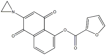 2-(1-Aziridinyl)-5-(2-furanylcarbonyloxy)-1,4-naphthoquinone