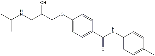  1-[4-[p-Tolylcarbamoyl]phenoxy]-3-[isopropylamino]-2-propanol