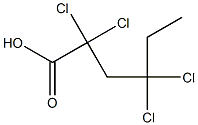 2,2,4,4-Tetrachlorohexanoic acid