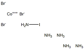 Iodopentamminecobalt(III) bromide 结构式