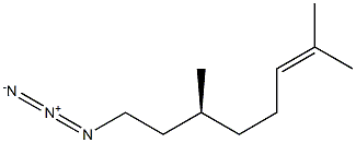 (S)-3,7-Dimethyl-6-octen-1-yl azide Structure