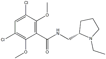 3,5-Dichloro-N-[[(2S)-1-ethyl-2-pyrrolidinyl]methyl]-2,6-dimethoxybenzamide