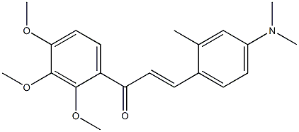 4-Dimethylamino-2-methyl-2',3',4'-trimethoxy-trans-chalcone