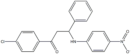 1-(4-Chlorophenyl)-3-(phenyl)-3-[(4-nitrophenyl)amino]propan-1-one|