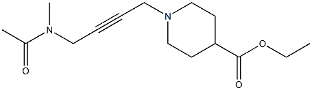 1-[4-(N-Acetyl-N-methylamino)-2-butynyl]piperidine-4-carboxylic acid ethyl ester