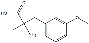 2-Amino-3-(3-methoxyphenyl)-2-methylpropanoic acid Structure