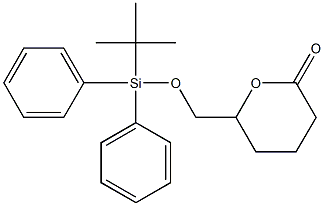 6-(tert-Butyldiphenylsilyloxymethyl)tetrahydro-2H-pyran-2-one|