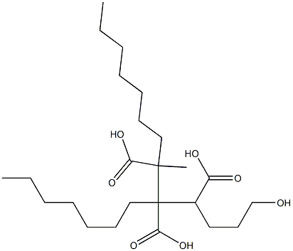 Butane-1,2,3-tricarboxylic acid 1-(3-hydroxypropyl)2,3-diheptyl ester