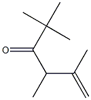 2,2,4,5-Tetramethyl-5-hexen-3-one Structure