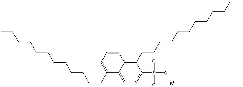  1,5-Didodecyl-2-naphthalenesulfonic acid potassium salt