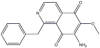 7-Amino-6-methoxy-1-(benzyl)isoquinoline-5,8-dione