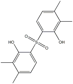 2,2'-Dihydroxy-3,3',4,4'-tetramethyl[sulfonylbisbenzene] 结构式