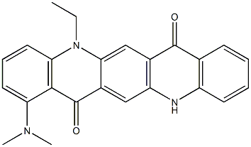 1-(Dimethylamino)-5-ethyl-5,12-dihydroquino[2,3-b]acridine-7,14-dione