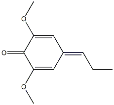 2,6-Dimethoxy-4-propylidene-2,5-cyclohexadien-1-one,,结构式