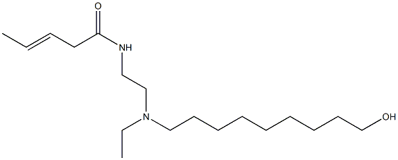 N-[2-[N-Ethyl-N-(9-hydroxynonyl)amino]ethyl]-3-pentenamide