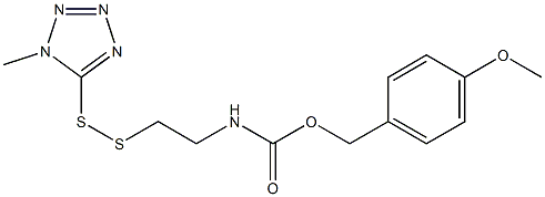 2-[(1-Methyl-1H-tetrazol-5-yl)dithio]ethylcarbamic acid 4-methoxybenzyl ester