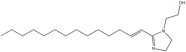 2-(1-Tetradecenyl)-2-imidazoline-1-ethanol Structure