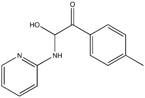 2-[[2-(p-Tolyl)-1-hydroxy-2-oxoethyl]amino]pyridine 结构式