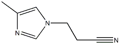 1-(2-Cyanoethyl)-4-methyl-1H-imidazole,,结构式