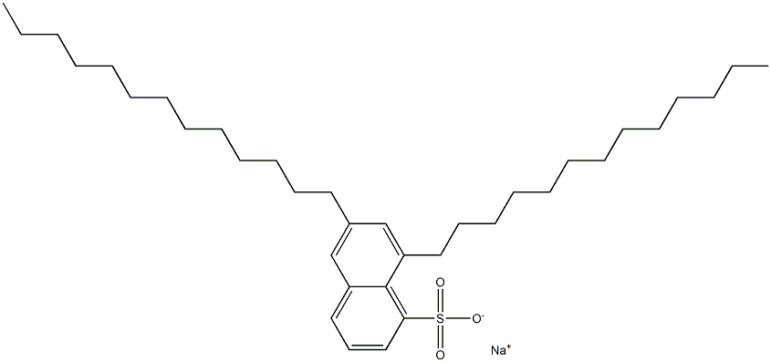 6,8-Ditridecyl-1-naphthalenesulfonic acid sodium salt