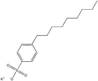 4-Nonylbenzenesulfonic acid potassium salt Structure