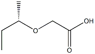 (+)-[(S)-sec-Butyloxy]acetic acid Struktur