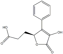  (S)-2,5-Dihydro-4-hydroxy-5-oxo-3-phenyl-2-furanpropanoic acid