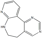 6,7-Dihydro-5H-pyrido[2,3-b]pyrimido[4,5-d]azepine Struktur