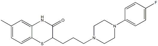  2-[3-[4-(4-Fluorophenyl)piperazin-1-yl]propyl]-6-methyl-2H-1,4-benzothiazin-3(4H)-one