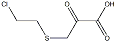 3-[(2-Chloroethyl)thio]pyruvic acid