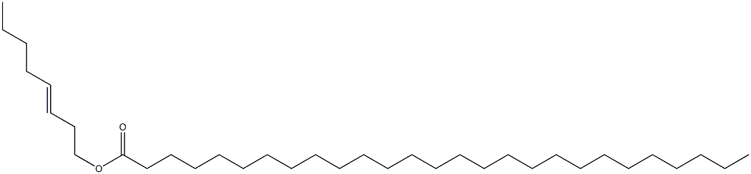 Heptacosanoic acid 3-octenyl ester Structure