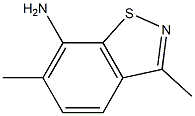 3,6-Dimethyl-1,2-benzisothiazol-7-amine Structure