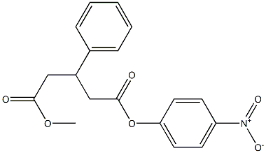 3-Phenylglutaric acid 1-(4-nitrophenyl)5-methyl ester Structure