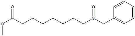  8-(Benzylsulfinyl)octanoic acid methyl ester