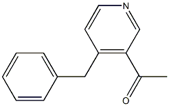 1-(4-Benzyl-3-pyridyl)ethanone,,结构式