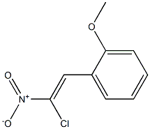 2-Methoxy-1-(2-chloro-2-nitrovinyl)benzene,,结构式