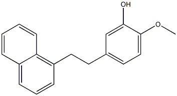 2-Methoxy-5-[2-(1-naphthalenyl)ethyl]phenol|