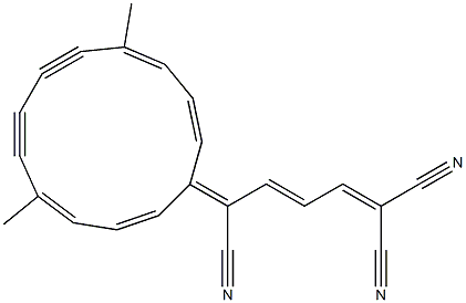  4,9-Dimethyl-13-[(2E)-1,5,5-tricyano-2,4-pentadienylidene]cyclotrideca-1,3,9,11-tetrene-5,7-diyne