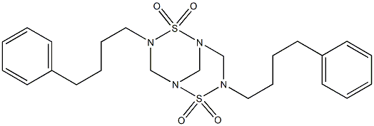 3,7-Di(4-phenylbutyl)-2,6-dithia-1,3,5,7-tetraazabicyclo[3.3.1]nonane2,2,6,6-tetraoxide Structure