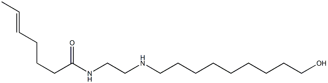 N-[2-[(9-Hydroxynonyl)amino]ethyl]-5-heptenamide Structure