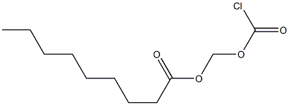 Chlorocarbonic acid nonanoyloxymethyl ester 结构式