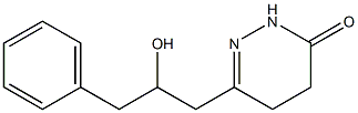 4,5-Dihydro-6-[2-hydroxy-3-phenylpropyl]pyridazin-3(2H)-one Struktur