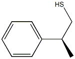 [S,(-)]-2-Phenyl-1-propanethiol,,结构式