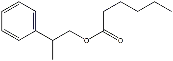 Hexanoic acid 2-phenylpropyl ester,,结构式