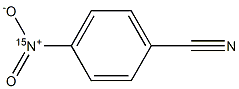 p-Nitro(15N)benzonitrile Structure