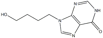 9-(4-Hydroxybutyl)-1,9-dihydro-6H-purin-6-one