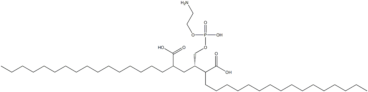 Bis(stearic acid)(1S)-1-[[[(2-aminoethoxy)hydroxyphosphinyl]oxy]methyl]-1,2-ethanediyl ester Structure