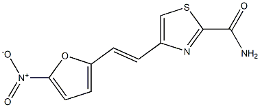 4-[2-(5-Nitro-2-furanyl)vinyl]-2-thiazolecarboxamide