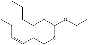 Hexanal ethyl[(Z)-3-hexenyl]acetal Structure